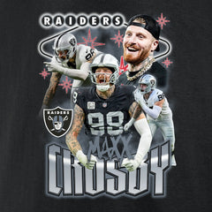 Maxx Crosby Las Vegas Raiders Notorious Player Graphic T-Shirt - Black on sale