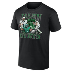Jalen Hurts Philadelphia Eagles Notorious Player Graphic T-Shirt - Black on sale