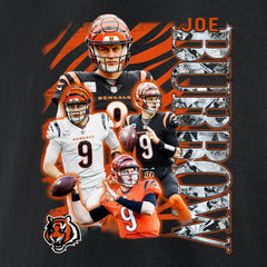 Joe Burrow Cincinnati Bengals Notorious Player Graphic T-Shirt - Black for sale
