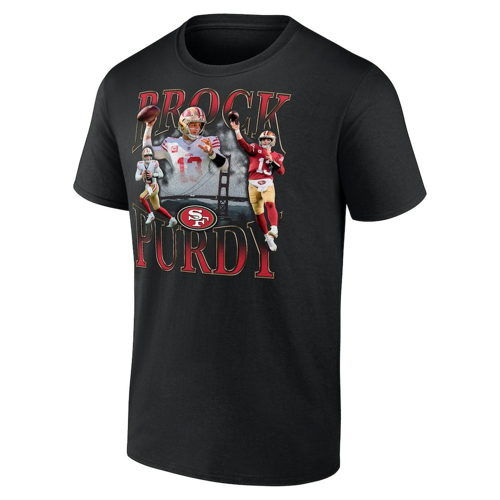 Brock Purdy San Francisco 49ers Notorious Player Graphic T-Shirt - Black cheap