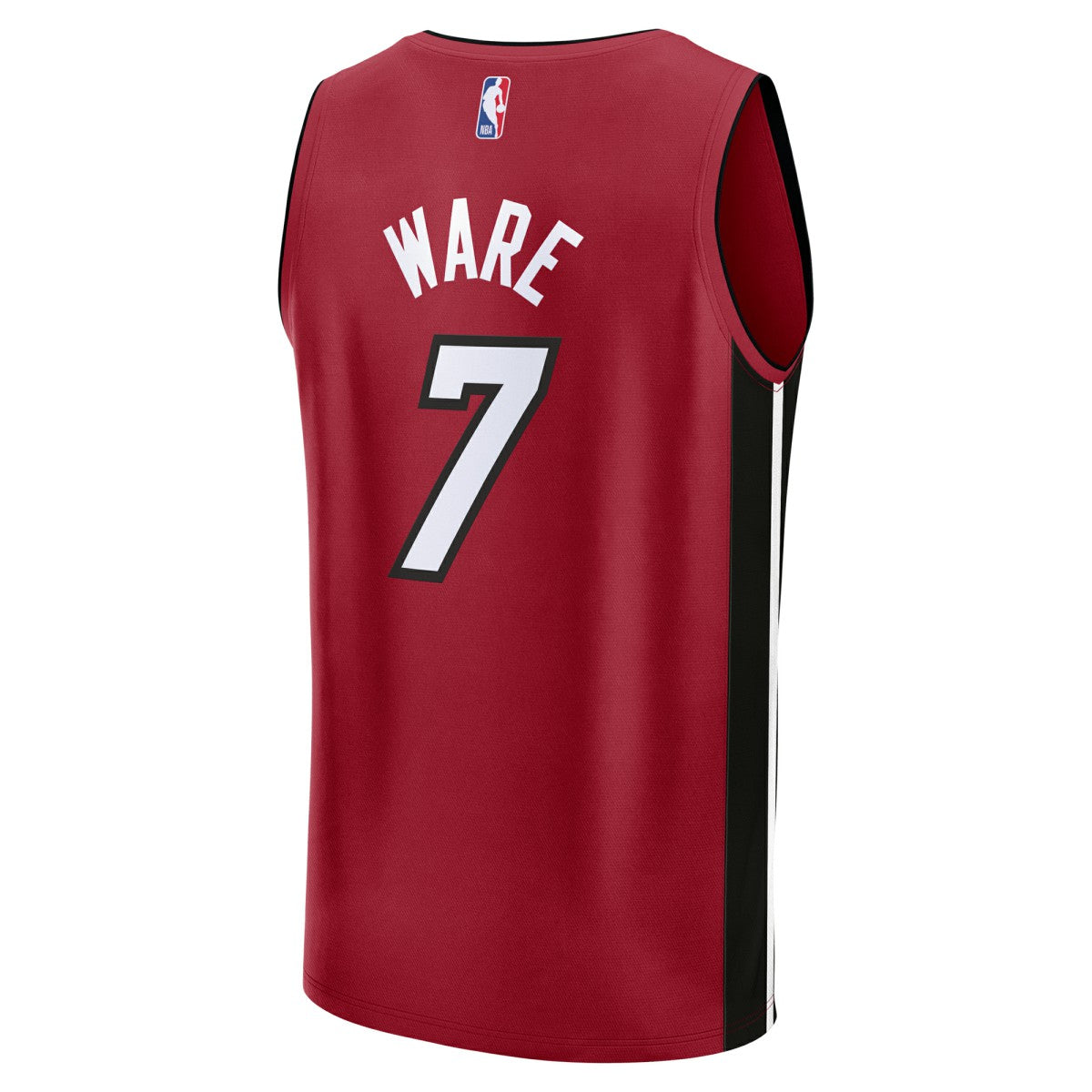 Kel'el Ware Miami Heat Youth Fast Break Player Jersey - Statement Edition - Red on sale