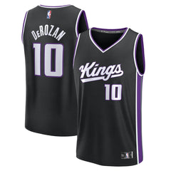 DeMar DeRozan Sacramento Kings Youth Fast Break Replica Player Jersey - Icon Edition - Black on sale