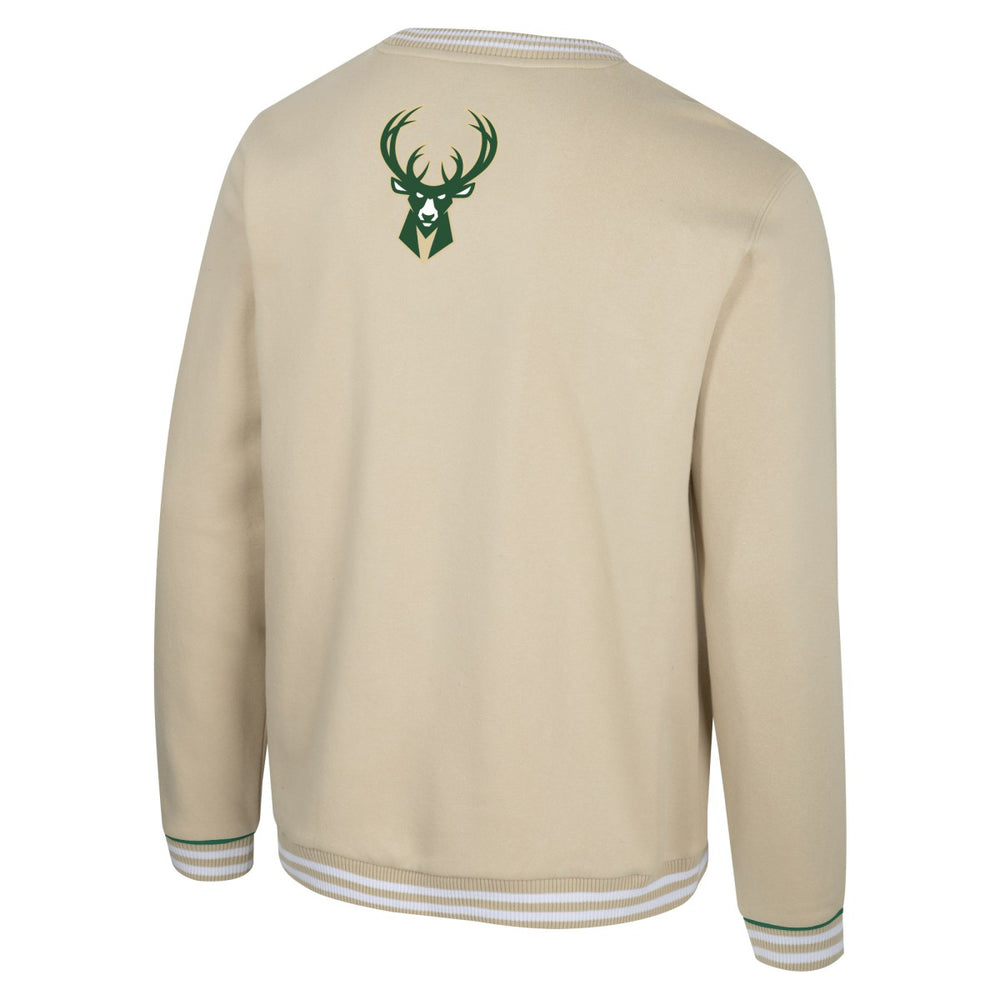 Milwaukee Bucks Stadium Essentials Unisex Halftime Pullover Sweatshirt - Natural for sale