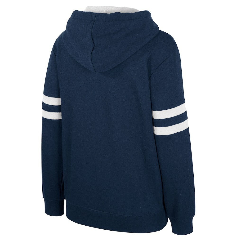 Dallas Mavericks Stadium Essentials Women's Road Game Pullover Hoodie sale - Navy on sale