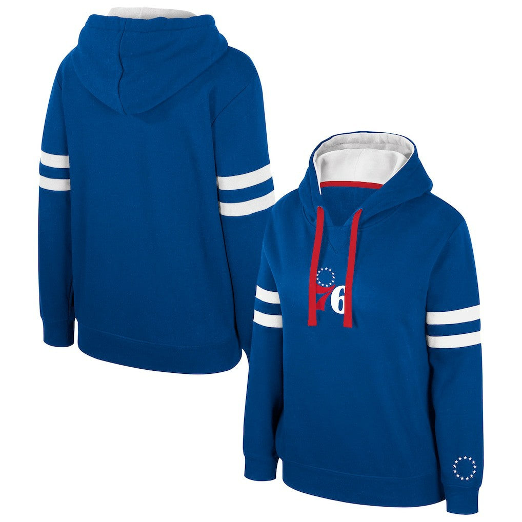 Philadelphia 76ers Stadium Essentials Women's Road Game Pullover Hoodie - Royal shop
