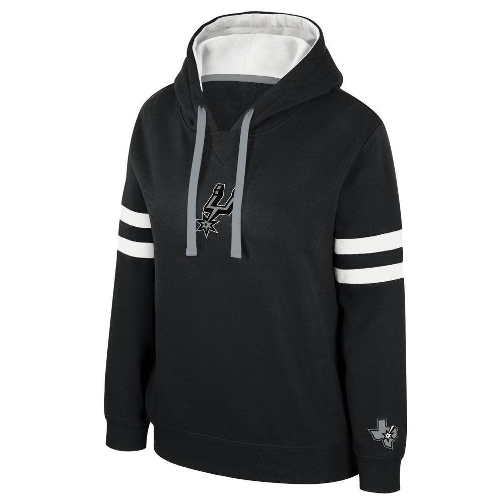 San Antonio Spurs Stadium Essentials Women's Road Game Pullover Hoodie - Black sale