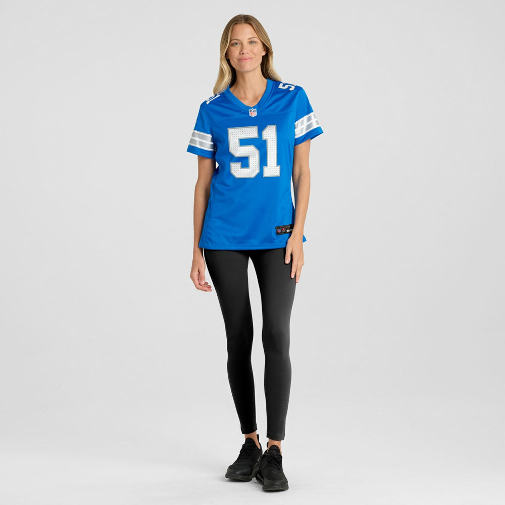 Ben Niemann Detroit Lions Women's Team Game Jersey - Blue cheap