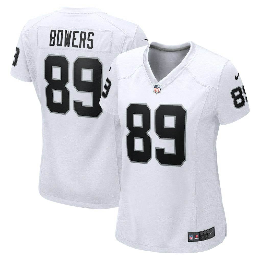Brock Bowers Las Vegas Raiders Women's Game Jersey - White on sale