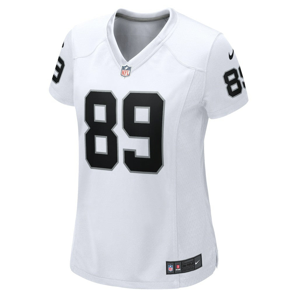 Brock Bowers Las Vegas Raiders Women's Game Jersey - White on sale