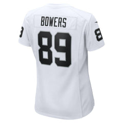 Brock Bowers Las Vegas Raiders Women's Game Jersey - White on sale