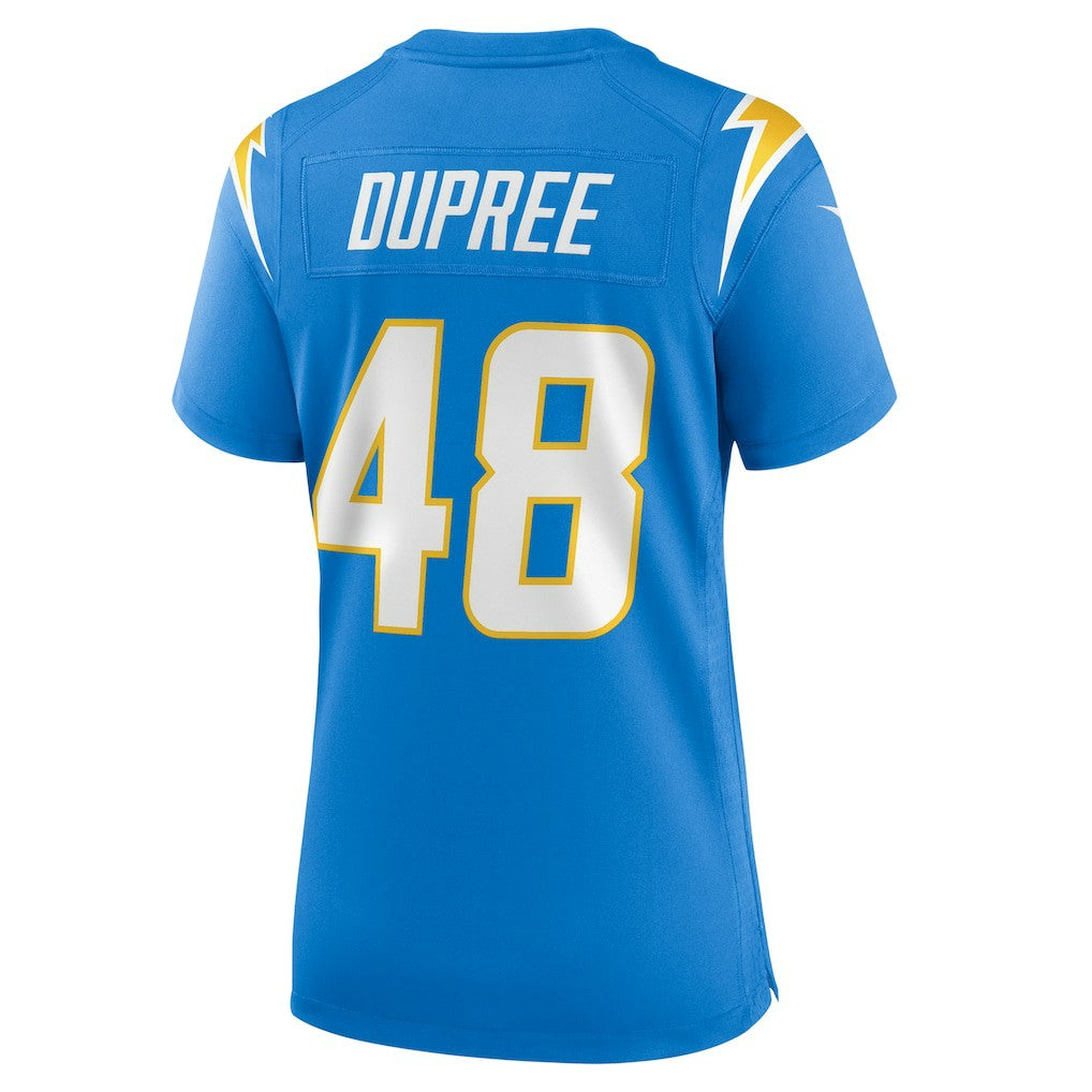 Bud Dupree Los Angeles Chargers Women's Team Game Jersey - Powder Blue cheap