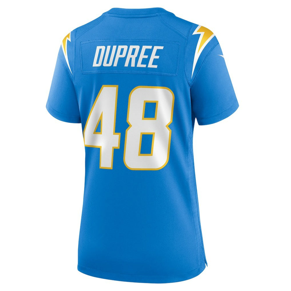 Bud Dupree Los Angeles Chargers Women's Team Game Jersey - Powder Blue cheap