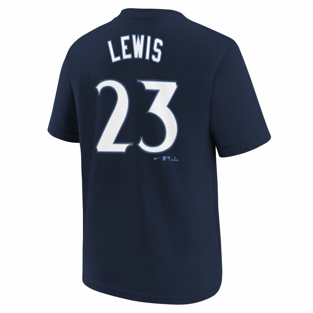 Royce Lewis Minnesota Twins Youth Fuse City Connect Name & Number T-Shirt Navy