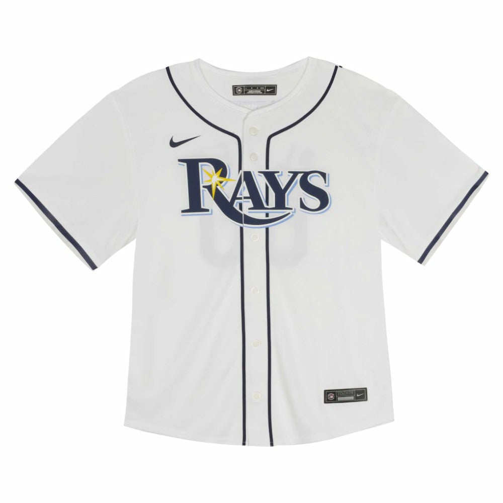 Tampa Bay Rays Youth Home Game Jersey White