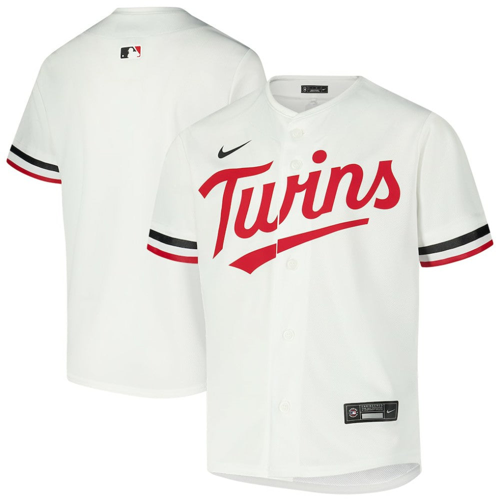 Minnesota Twins Youth Home Game Jersey White