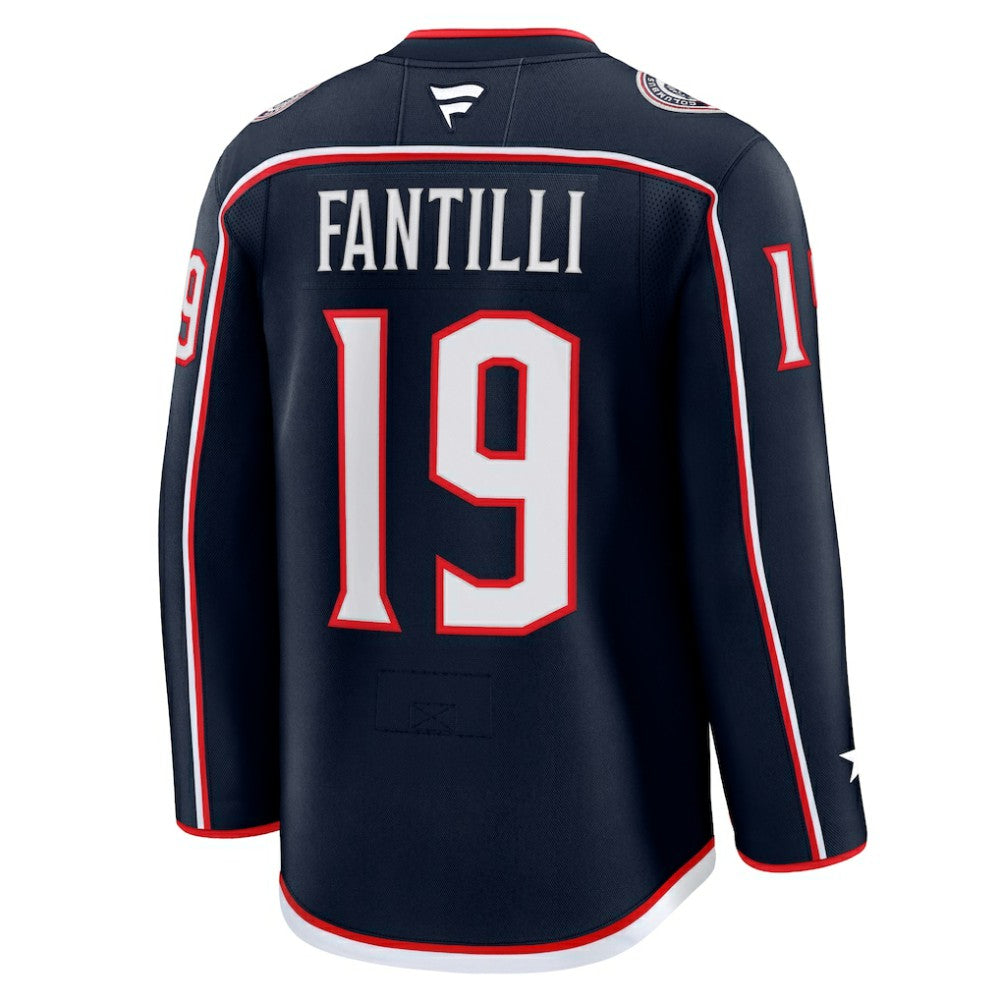 Adam Fantilli Columbus Blue Jackets Fanatics Home Premium Jersey - Navy Jerseys