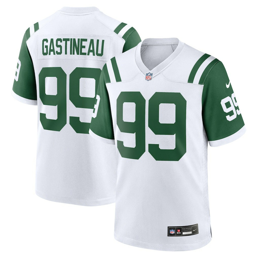 Mark Gastineau New York Jets Retired Player Alternate Game Jersey - White discount
