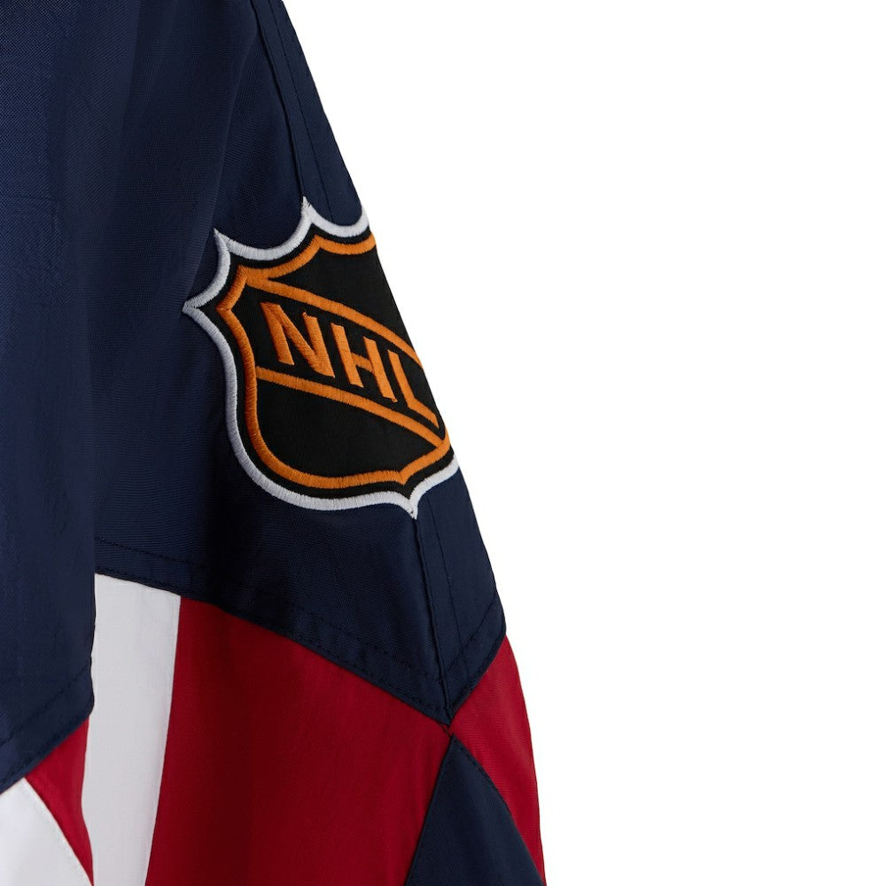 Winnipeg Jets OVO x Starter Half-Zip Hooded Jacket - Navy Jackets