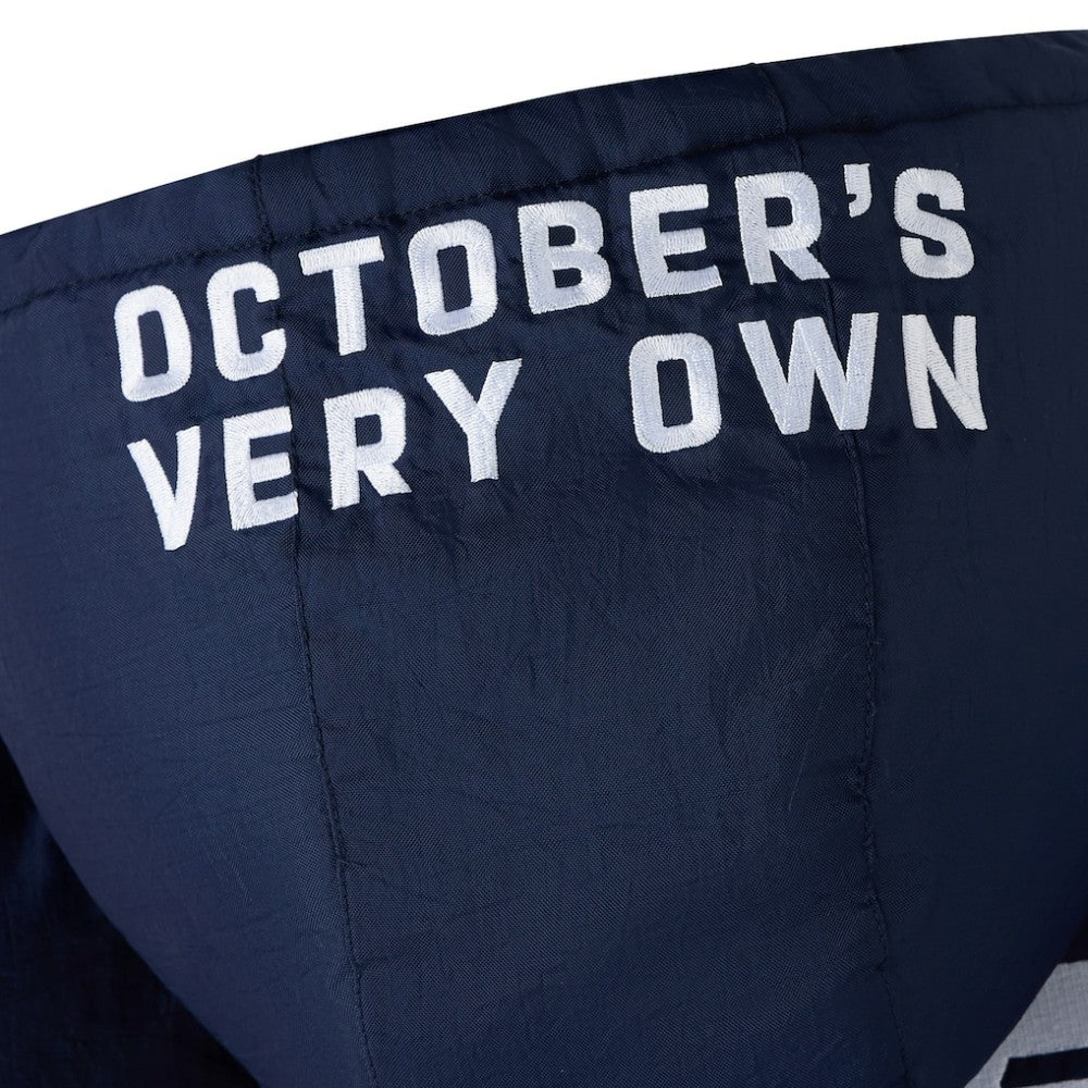 Winnipeg Jets OVO x Starter Half-Zip Hooded Jacket - Navy Jackets