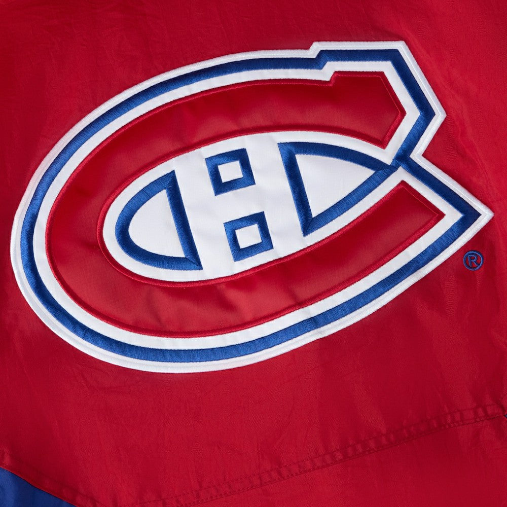Montreal Canadiens OVO x Starter Half-Zip Hooded Jacket - Red Jackets