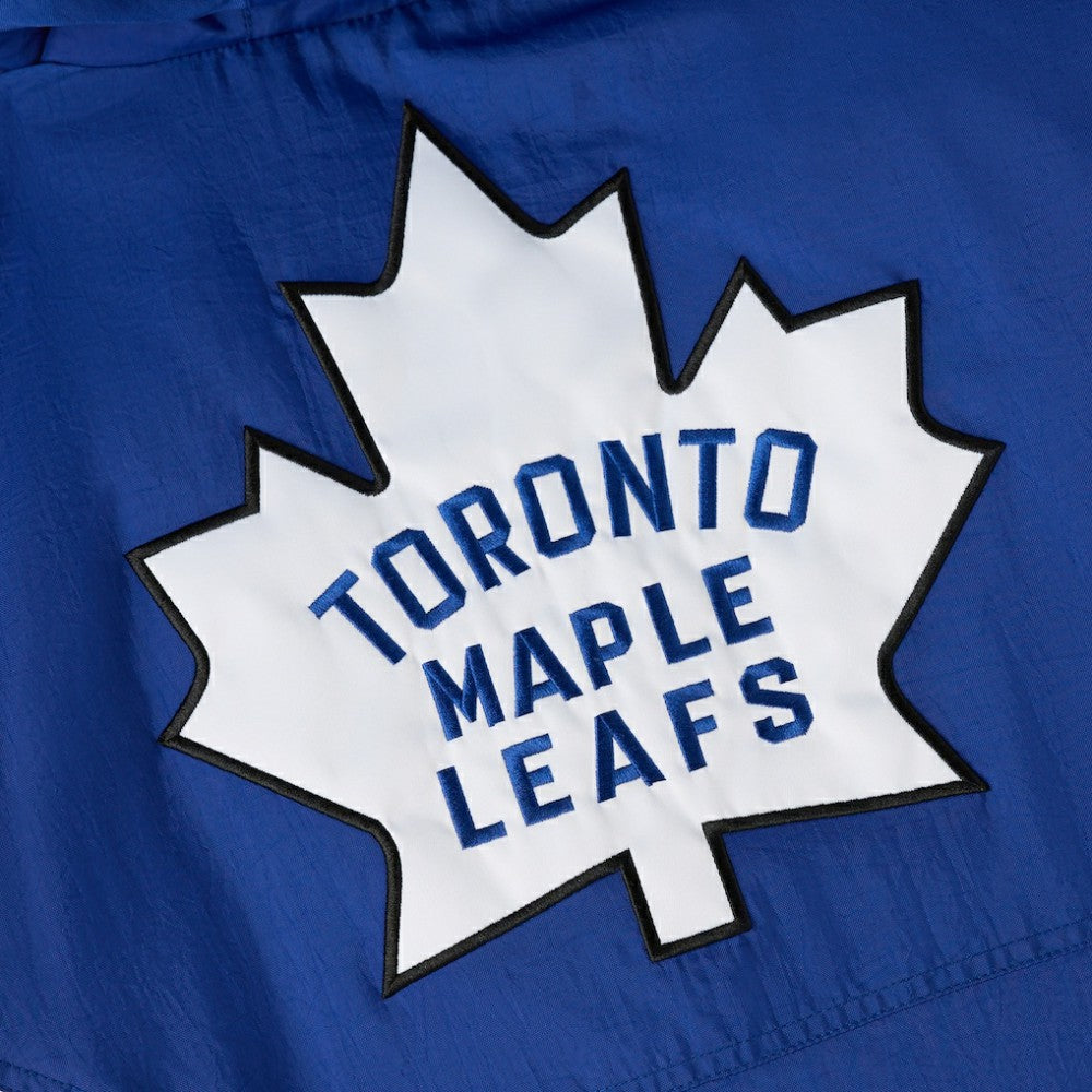 Toronto Maple Leafs OVO x Starter Half-Zip Hooded Jacket - Blue Jackets