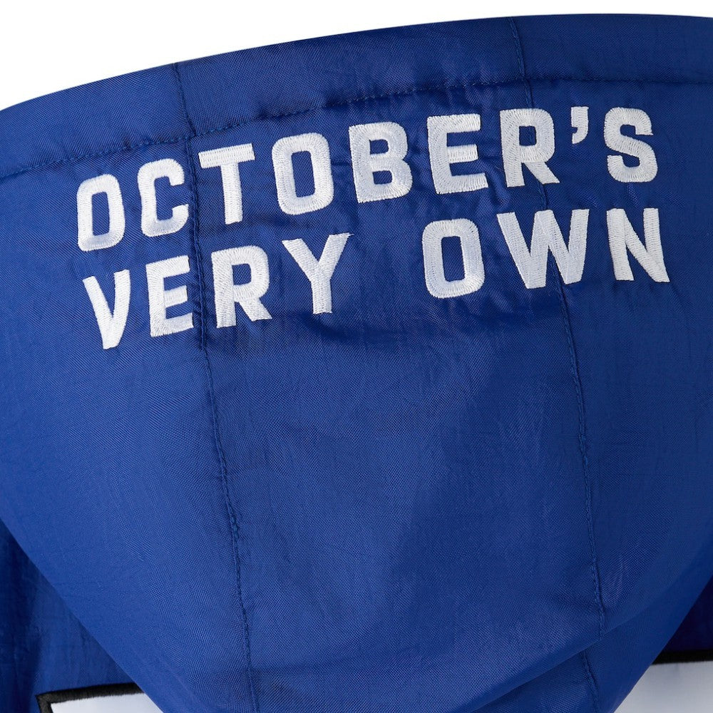 Toronto Maple Leafs OVO x Starter Half-Zip Hooded Jacket - Blue Jackets