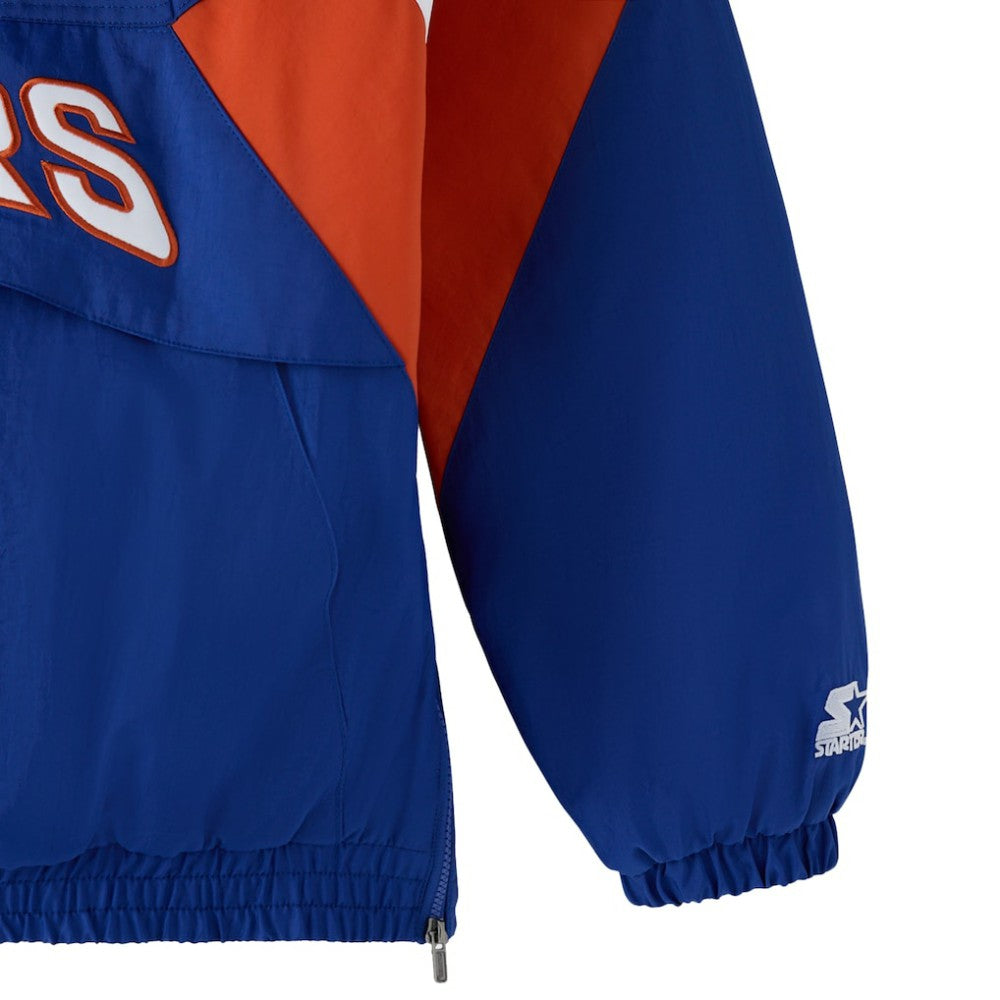 Edmonton Oilers OVO x Starter Half-Zip Hooded Jacket - Royal Jackets