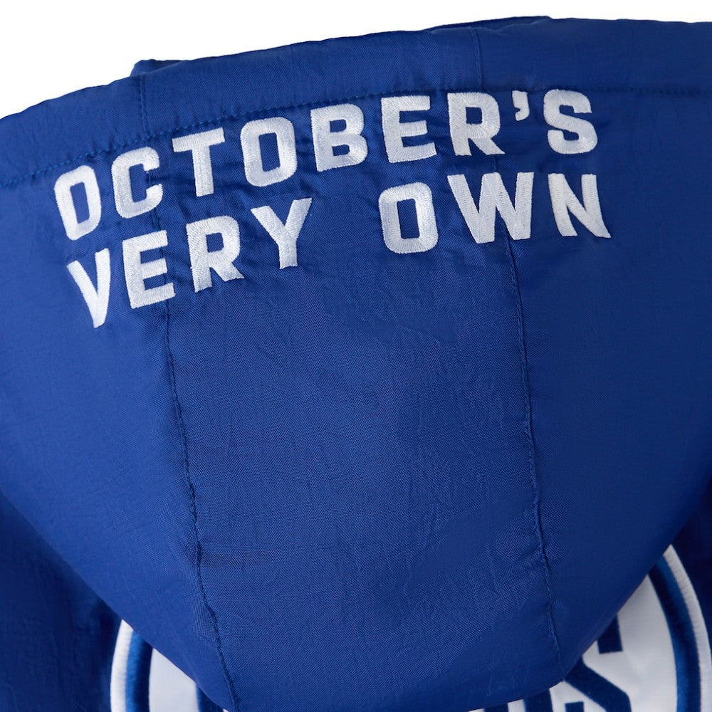 Edmonton Oilers OVO x Starter Half-Zip Hooded Jacket - Royal Jackets