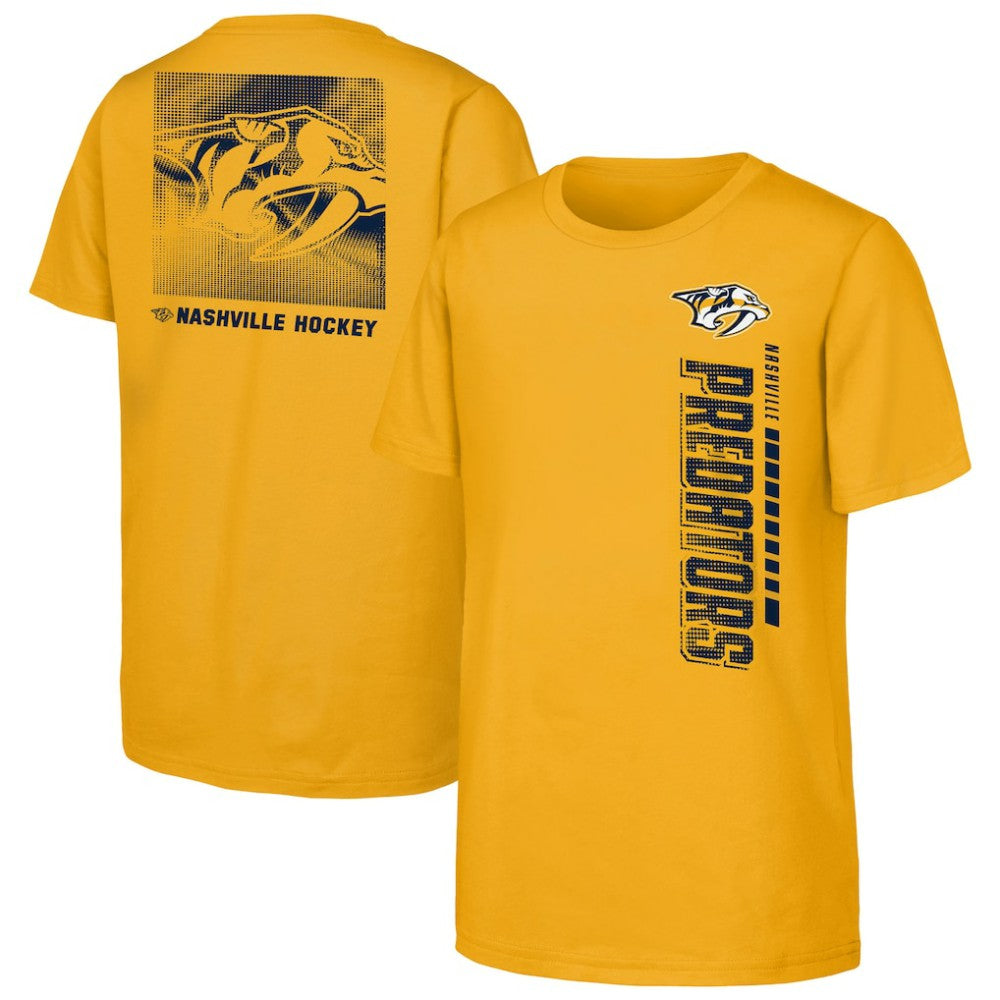 Nashville Predators Youth Atmosphere T-Shirt - Gold T-shirts
