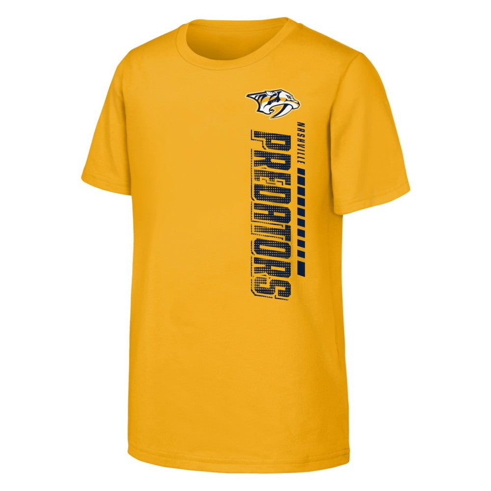 Nashville Predators Youth Atmosphere T-Shirt - Gold T-shirts