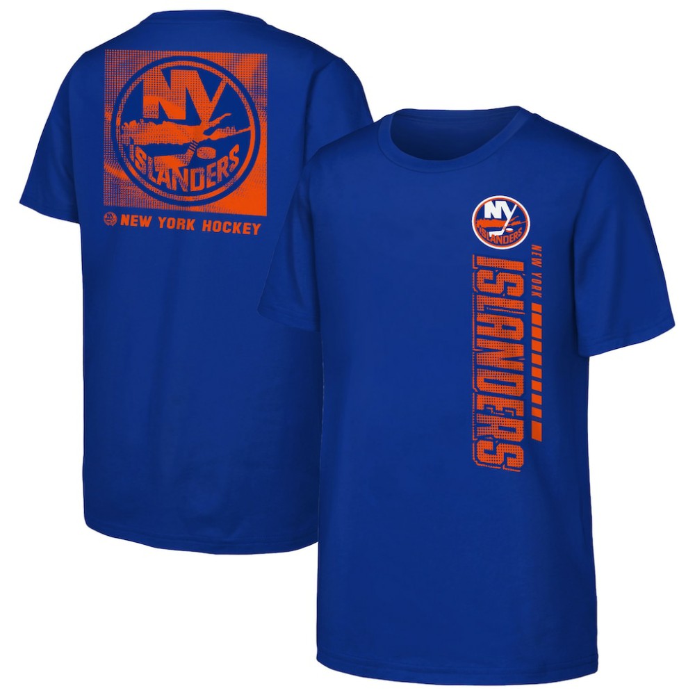 New York Islanders Youth Atmosphere T-Shirt - Royal T-shirts