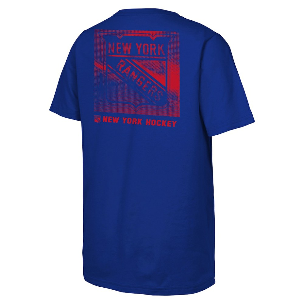 New York Rangers Youth Atmosphere T-Shirt - Blue T-shirts