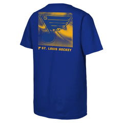 St. Louis Blues Youth Atmosphere T-Shirt - Blue T-shirts