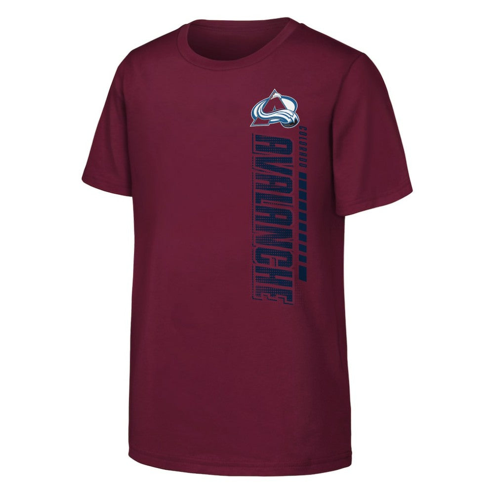 Colorado Avalanche Youth Atmosphere T-Shirt - Burgundy T-shirts