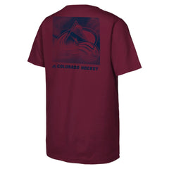 Colorado Avalanche Youth Atmosphere T-Shirt - Burgundy T-shirts