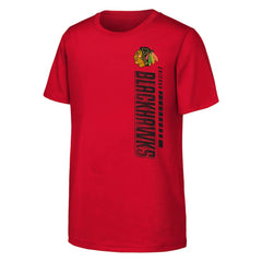 Chicago Blackhawks Youth Atmosphere T-Shirt - Red T-shirts