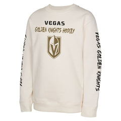 Vegas Golden Knights Youth Star Power Pullover Sweatshirt - Cream Sweatshirts