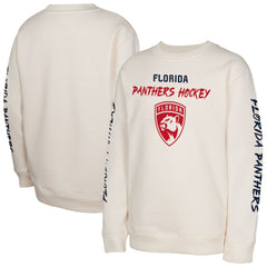 Florida Panthers Youth Star Power Pullover Sweatshirt - Cream Sweatshirts