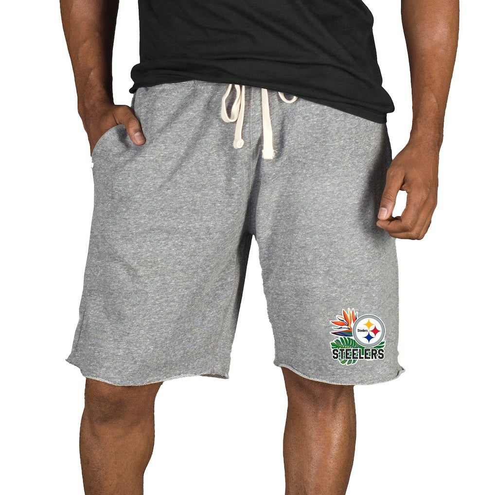 Pittsburgh Steelers Concepts Sport Mainstream Tri-Blend Shorts - Gray outlet