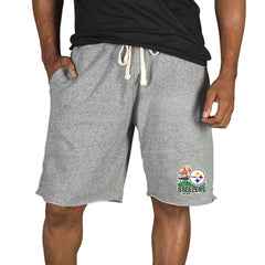 Pittsburgh Steelers Concepts Sport Mainstream Tri-Blend Shorts - Gray outlet