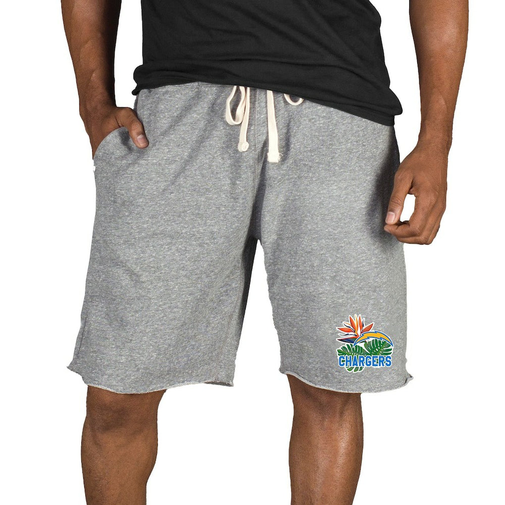 Los Angeles Chargers Concepts Sport Mainstream Tri-Blend Shorts - Gray outlet