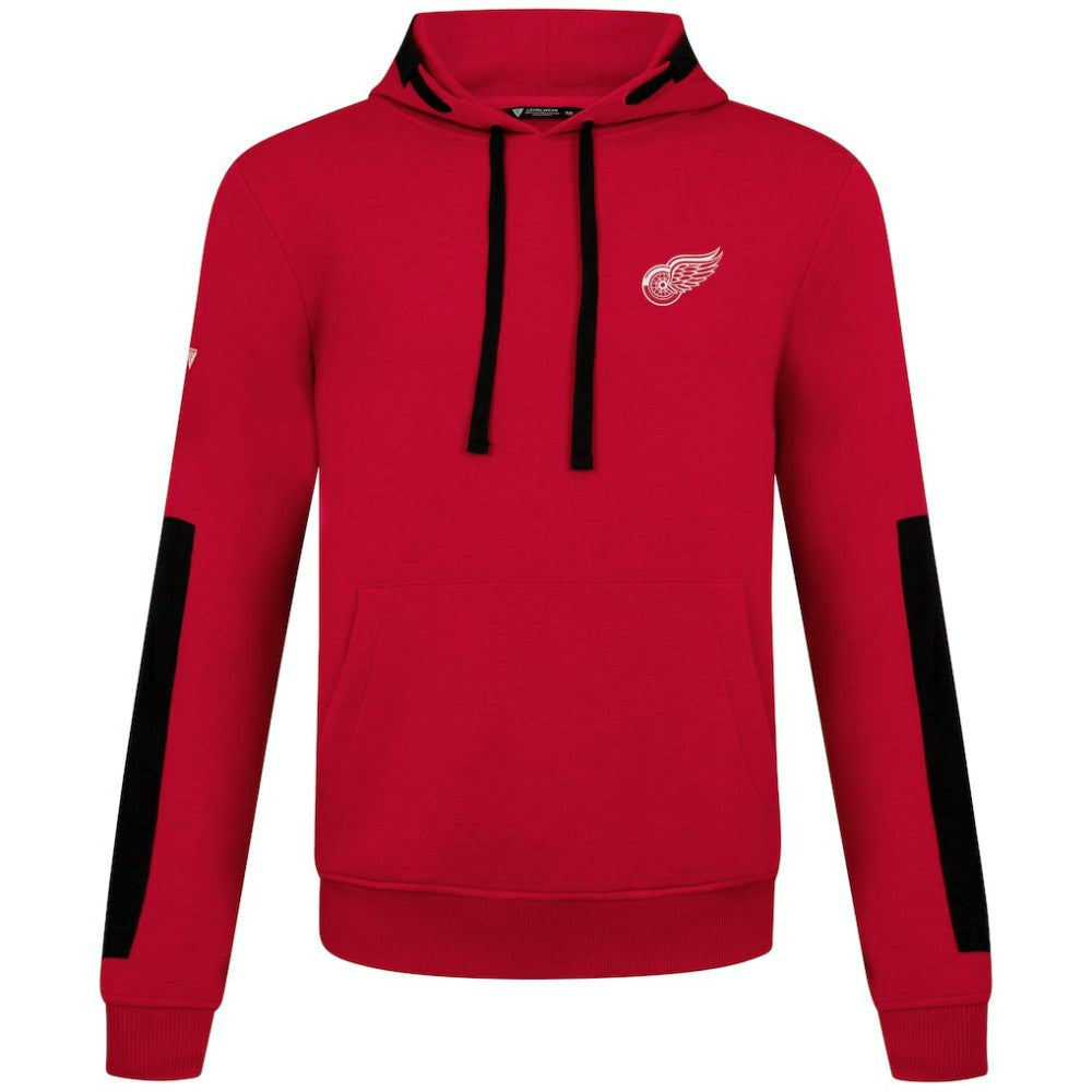 Detroit Red Wings Levelwear Bombay Pullover Hoodie - Red Hoodies