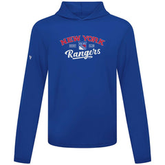 New York Rangers Levelwear Anthem Ice Wall Pullover Hoodie - Blue Hoodies