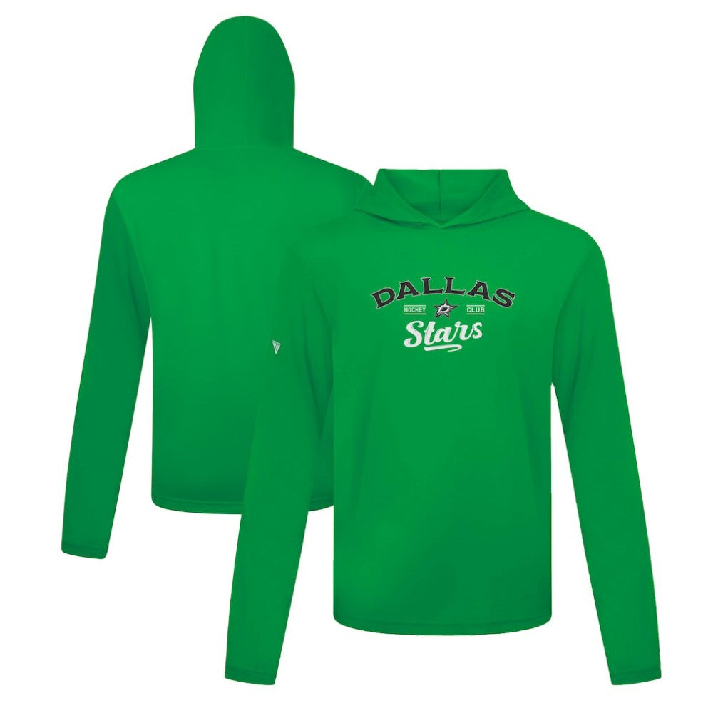 Dallas Stars Levelwear Anthem Ice Wall Pullover Hoodie - Kelly Green Hoodies