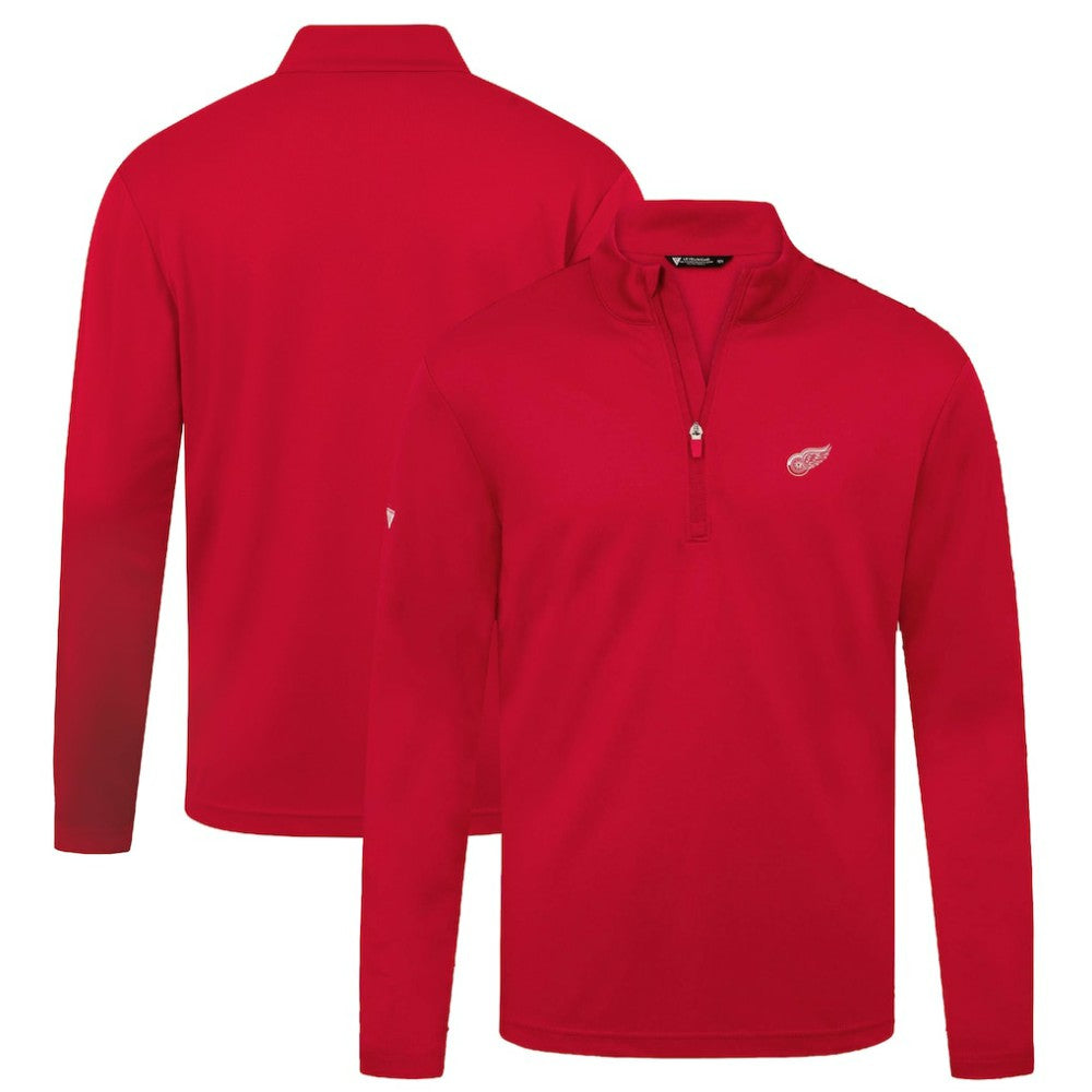 Detroit Red Wings Levelwear Heron Insignia Core Quarter-Zip Jacket - Red Jackets