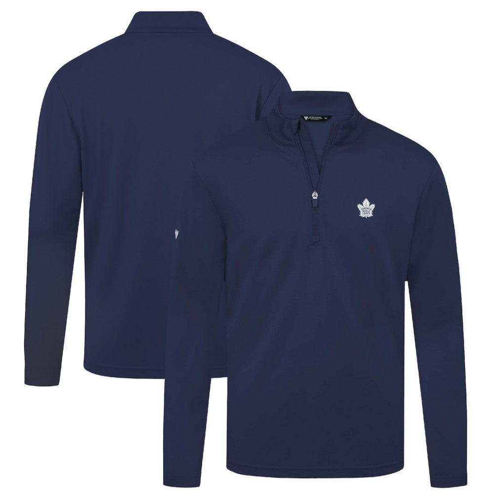 Toronto Maple Leafs Levelwear Heron Insignia Core Quarter-Zip Jacket - Navy Jackets