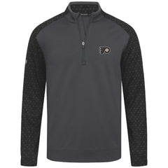 Philadelphia Flyers Levelwear Aztec Insignia Core Quarter-Zip Pullover Top - Charcoal Pullover