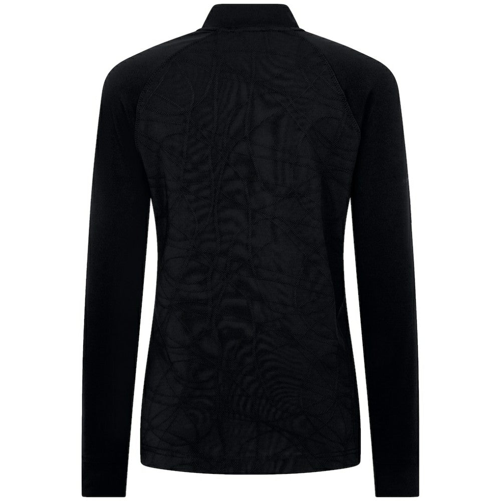 Dallas Stars Levelwear Women's Amethyst Insignia Core Quarter-Zip Jacket - Black Jackets