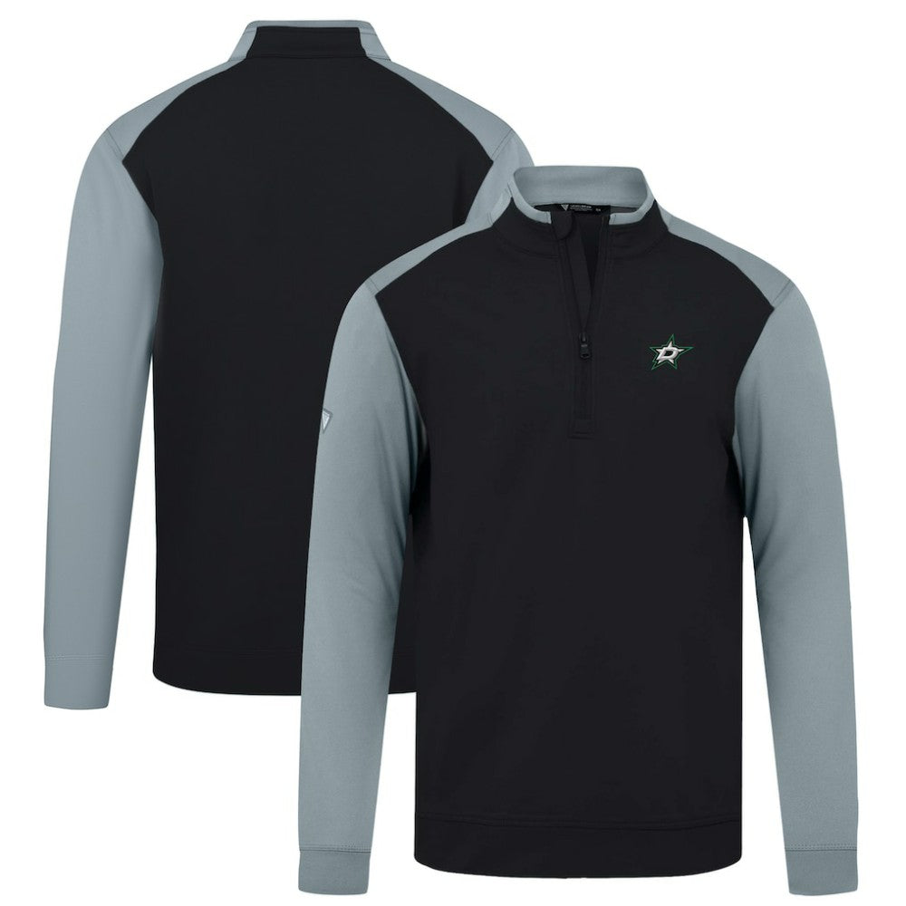 Dallas Stars Levelwear Bayou Insignia Core Quarter-Zip Pullover Top - Black Pullover