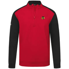 Chicago Blackhawks Levelwear Bayou Insignia Core Quarter-Zip Pullover Top - Red Pullover